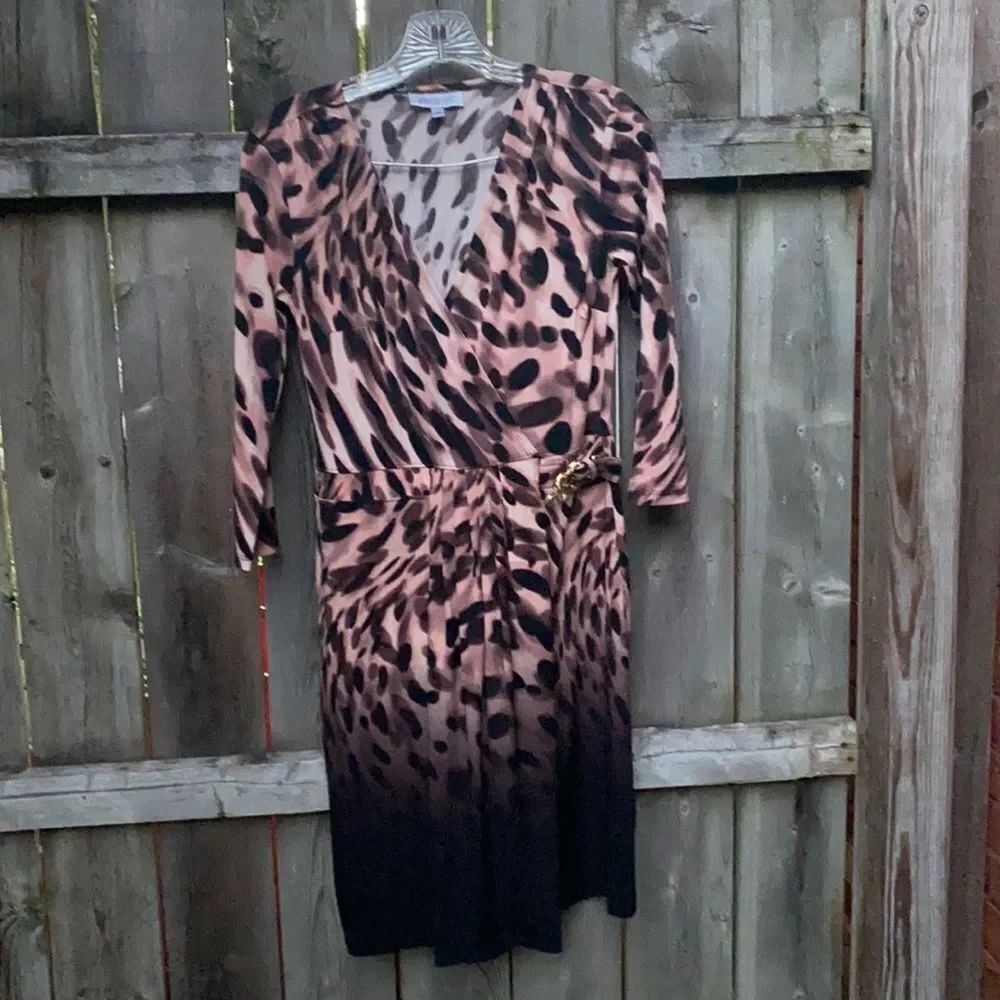 Jennifer Lopez Leopard Print Dress sz. S